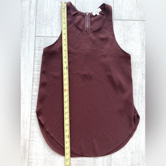Aritzia A-line Maroon Blouse - Picture 8 of 12
